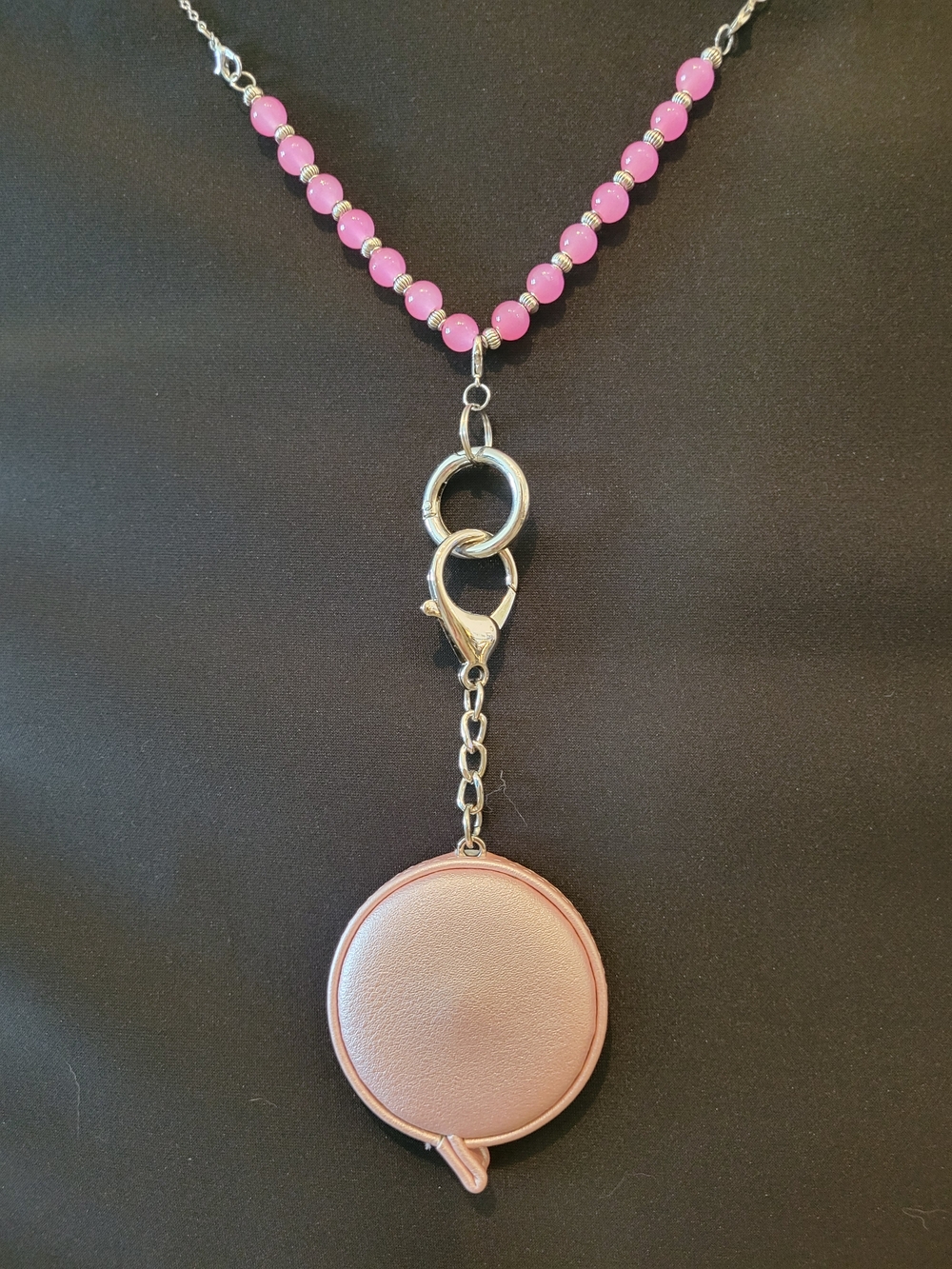 Tape Measure Lanyard Handmade Beaded Necklace Eyeglasses Loop Mother's Day Gift!